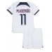 Maillot de foot Paris Saint-Germain Marco Asensio #11 Extérieur vêtements enfant 2023-24 Manches Courtes (+ pantalon court)